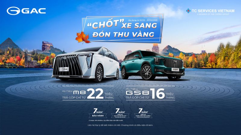 Khởi sắc mùa thu nhiều ưu đãi lớn cho khách hàng